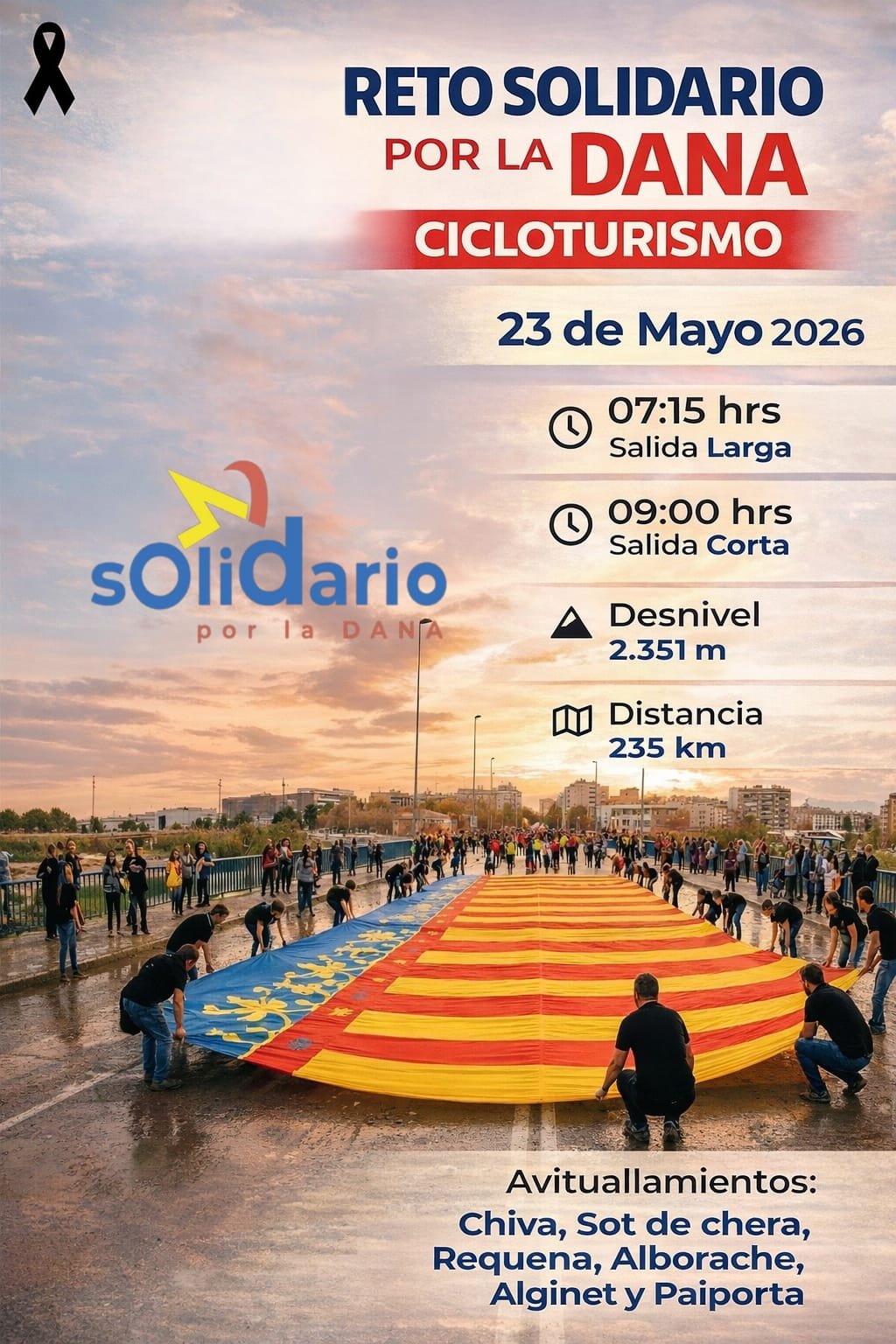 Reto solidario por la Dana- Cicloturismo