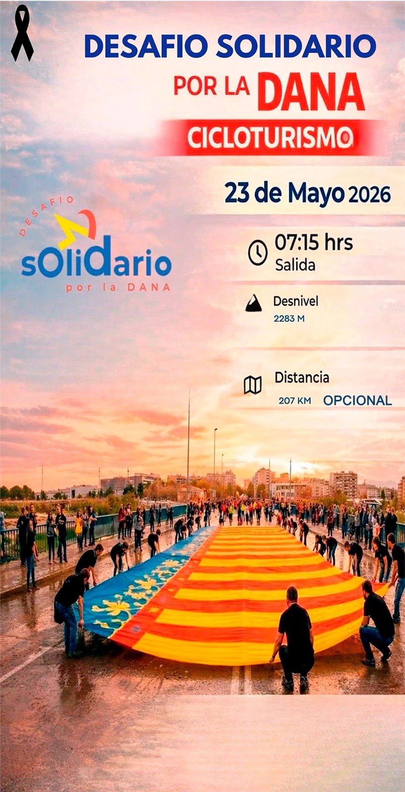 Desafío solidario por la Dana- Cicloturismo